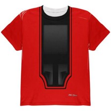 Halloween Classic Muscle Car Red Costume All Over Youth T Shirt