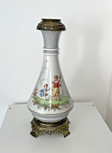 Pied lampe porcelaine - pied, en