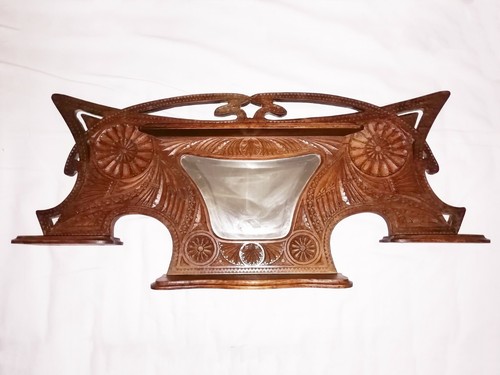 Miroir bois sculpté - miroir, en