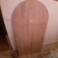 ilot repas bois lamellé 