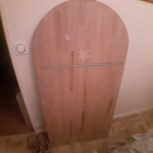Ilot repas bois lamellé - ilot,