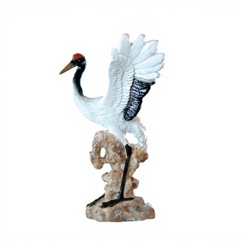 Figurines grue résine - grue, en