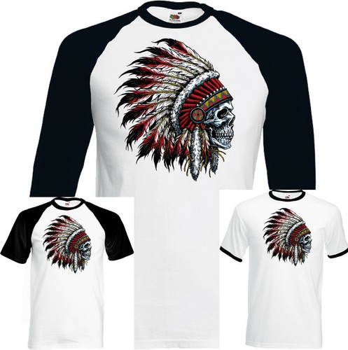 Shirt indien crâne homme - t-shirt,