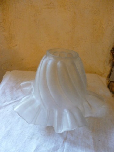 Tulipe blanche verre - blanche, pour