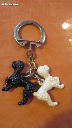 Porte clé vintage - , caniche