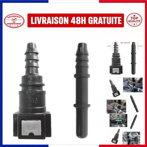 Raccord durite essence 89mm - durite,