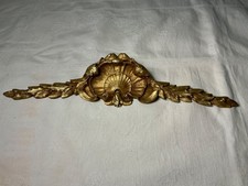 FRONTON en BRONZE DORÉ 40,5