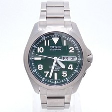 CITIZEN Promaster Land PMD56-2951 Eco Drive Radio H100-S074398 Titanium Green