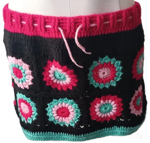 Jupe courte crochet - courte,