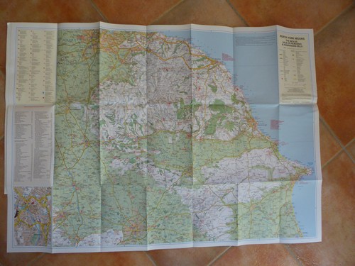 Angleterre carte routière - -,
