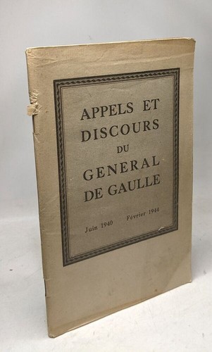 Appels discours du - appels, et