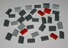 Lego ® Lot Vrac 34 Brique Penchée Toiture 2x3 Slope Brick Mélange Couleur 3038