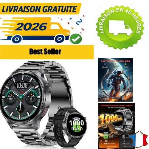 Montre connectée homme