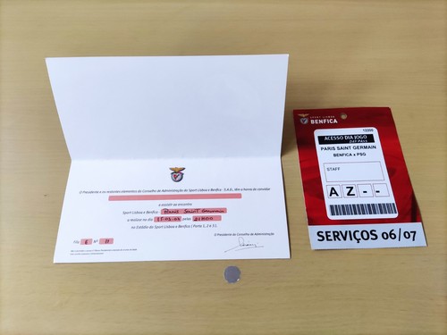Ticket match benfica psg - match,