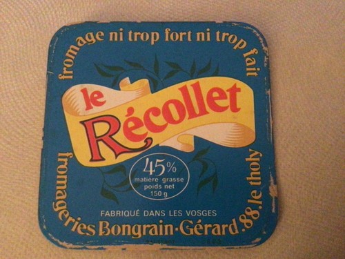 étiquette fromage récollet - Étiquette,