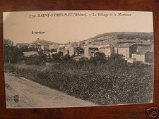 cpa 69 st fortunat le village