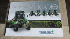 Catalogue,Brochure,Prospectus  Tracteur enjambeur  Tecnoma  Gamme général
