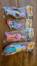 JOUET VINTAGE LAYA BUGS BUNNY LOT x4 POUET LA FAMILLE ADDAM MADE in SPAIN