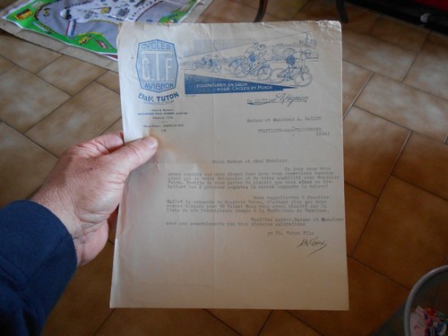 Ancien papier entète cycle - a,