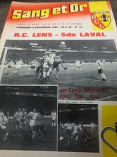 Programme SANG & OR N°11 )) RC LENS V LAVAL STADE LAVALLOIS - Saison 1986-1987