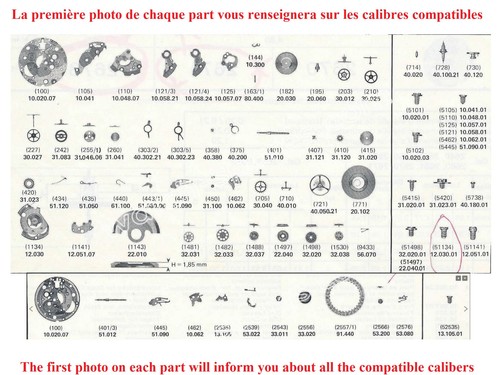 Eta parts 2640 2650 - parts,