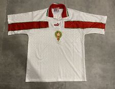 Maillot Puma Maroc vintage retro taille L officiel football excellent état 90s