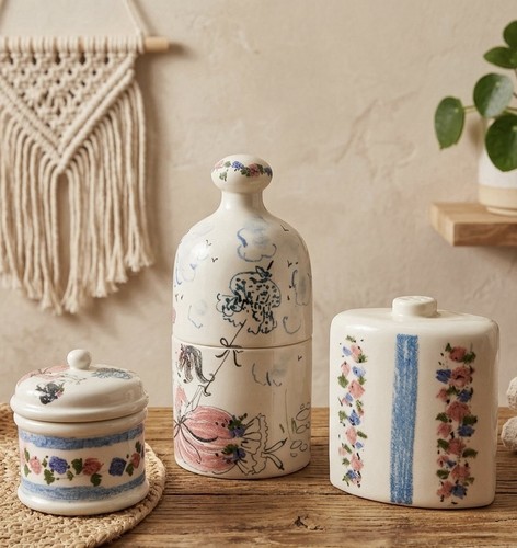Service toilette porcelaine - ⁠service,