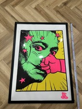 Rare cadre d'art sérigraphie