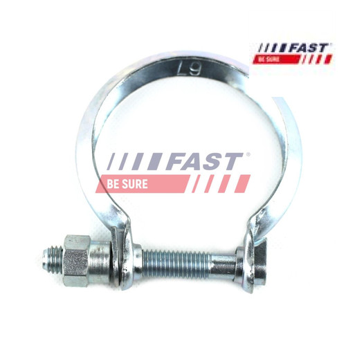 Clamping piece set - piece, exhaust