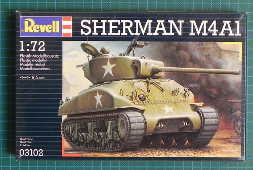 Sherman m4a1 1 72 revell - m4a1, 1/72