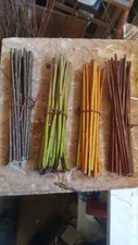 100 Boutures 30cm  Saule osier des Vanniers, 25jaune 25vert 25rouge 25marron