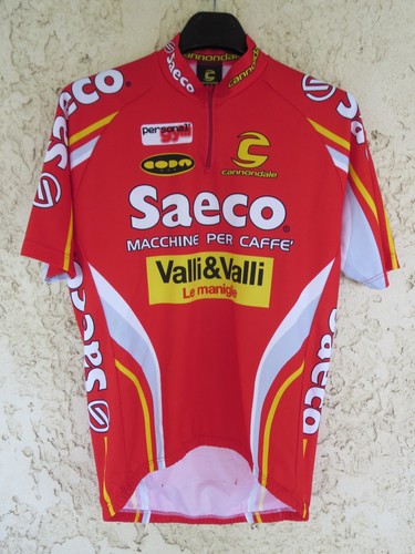 Maillot cycliste saeco - maillot,