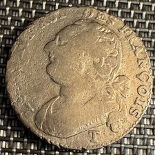 PIECE 12 DENIERS LOUIS XVI ROI DES FRANÇOIS. ATELIER T (1332)