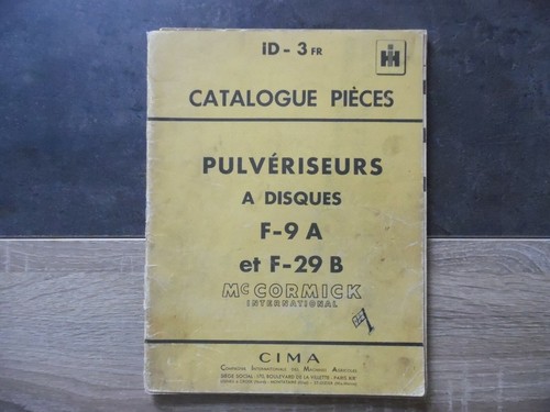 Catalogue pièces - ih, –