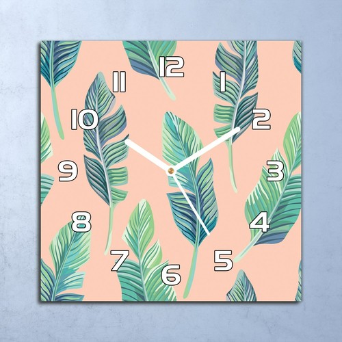 Horloge murale verre 30x30 - horloge,