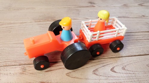Tracteur jouet vintage