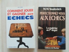 lot livres sur ECHECS comment jouer ( Ramini) + perfectionnez vous ( Youdovitch)
