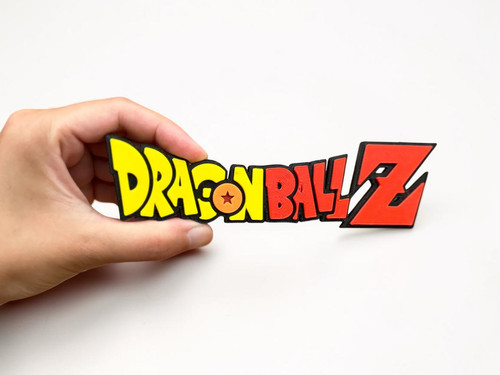Plaque logo dragon ball 3d - ball, z
