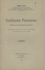 JOVY / Guillaume Prousteau, recteur de l'Université d'Orléans, et son récit.....