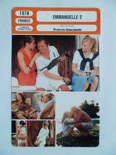 CARTE FICHE CINEMA 1978 EMMANUELLE 2 Sylvia Kristel Umberto Orsini Catherine Riv