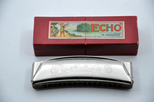Ancien harmonica echo hohner - echo, m.hohner