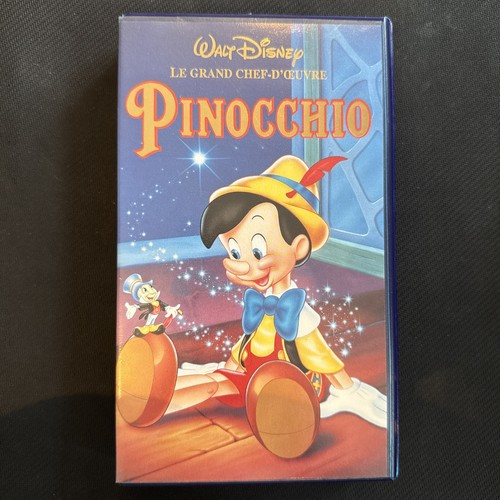 Cassette vhs pinocchio - pinocchio, le