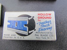 1 PAQUET DE LAMES DE RASOIR PAL ORIGINAL WW2 US 39-45 DDAY