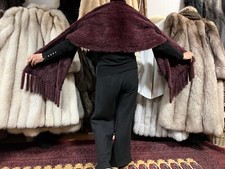 Cape En Fourrure De Vison Pour