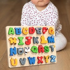 alphabet animaux en bois