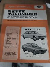 revue technique Audi 100 S Ls GL Audi 100 coupe S RTA audi 100 1800 1900 1.8 1.9
