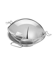 ART32803 – Cataplana Sauteuse Wok - Tous Feux Dont Induction INOX 18/10 Ø 30c...