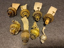 Lot de bobèches anciennes