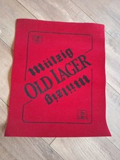 BIERE MUTZIG OLD LAGER ANCIEN TAPIS DE CARTES PUBLICITAIRE BELOTE BISTROT