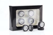 1:18 4 Ensemble de Jantes Ferrari 328 Gtb Argent 35mm Avec Reifen KK-Scale